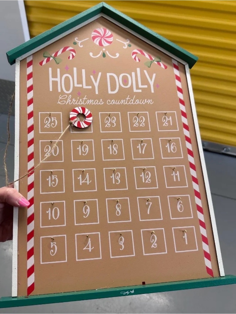 Holly Dolly Christmas countdown calendar Dolly Parton